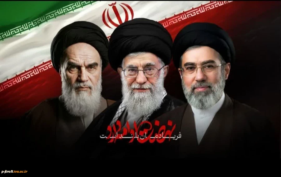 جمع حماسی دانشگاهیان شهرستان جیرفت برای بیعت مجدد با امام سیدمجتبی حسینی خامنه‌ای و حمایت از رزمندگان اسلام  2