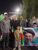 جمع حماسی دانشگاهیان شهرستان جیرفت برای بیعت مجدد با امام سیدمجتبی حسینی خامنه‌ای و حمایت از رزمندگان اسلام  3
