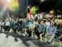 حضور ریاست، کارکنان، اساتید و دانشجویان در مراسم تجمع شب های اقتدار